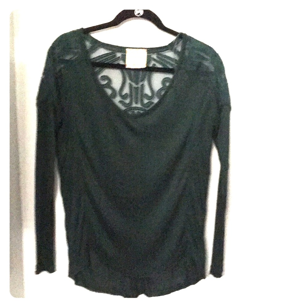 Forest green long sleeve shirt